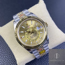 Fábrica Noob - Rolex Sky Dweller M326933-0001 Mostrador Champagne