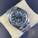 Fábrica Noob - Rolex Sky Dweller M336934-0001 Mostrador Verde