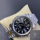 Fábrica Noob - Rolex Sky Dweller M326934-0006 Mostrador Preto Gloss