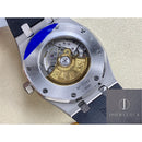 Fábrica APS - Audemars Piguet Royal Oak 15400 Pulseira de Borracha com Mostrador Preto