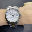 Fábrica Noob - Rolex Sky Dweller M326934-0001 Mostrador Branco