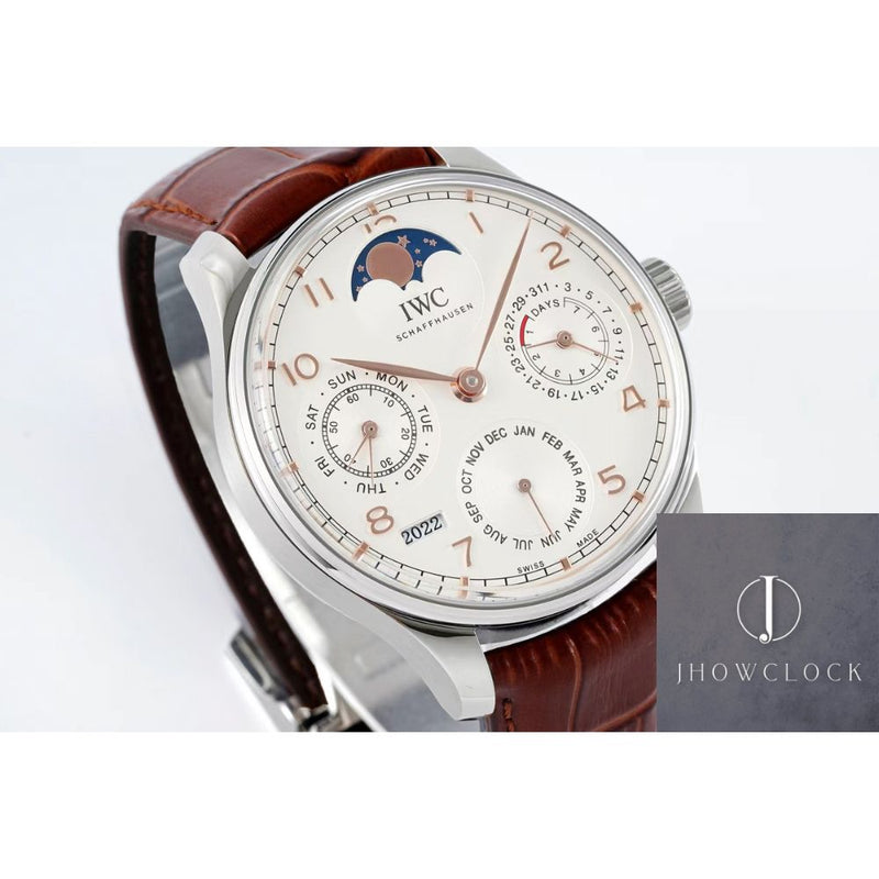 Fábrica APS - IWC Portugieser Perpetual Calendar IW503307 Panda Branco Plate
