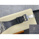 Fábrica APS - Audemars Piguet Royal Oak 15400 Pulseira de Borracha com Mostrador Preto