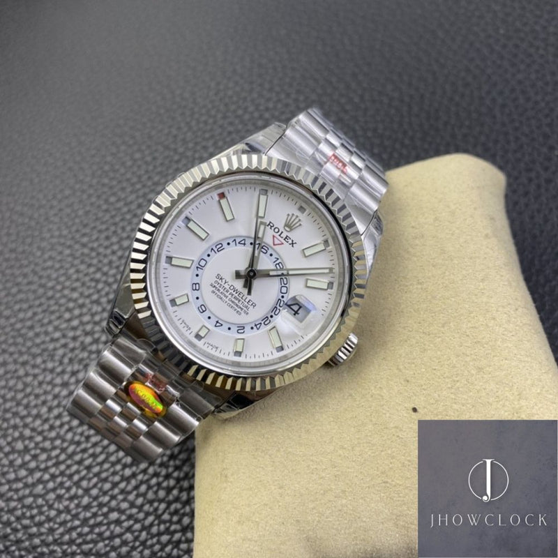 Fábrica Noob - Rolex Sky Dweller M326934-0002 Mostrador Branco