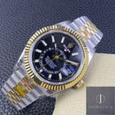 Fábrica Noob - Rolex Sky Dweller M326933-0005 Mostrador Preto Gloss