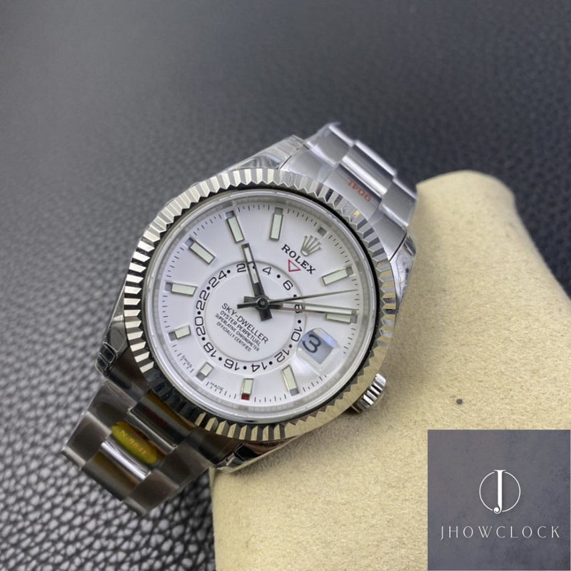 Fábrica Noob - Rolex Sky Dweller M326934-0001 Mostrador Branco