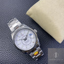 Fábrica Noob - Rolex Sky Dweller M326934-0001 Mostrador Branco
