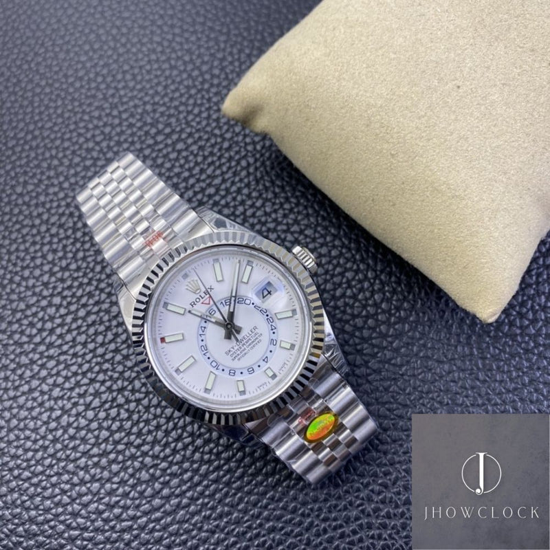 Fábrica Noob - Rolex Sky Dweller M326934-0002 Mostrador Branco
