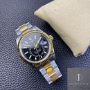 Fábrica Noob - Rolex Sky Dweller M326933-0002 Mostrador Preto Gloss