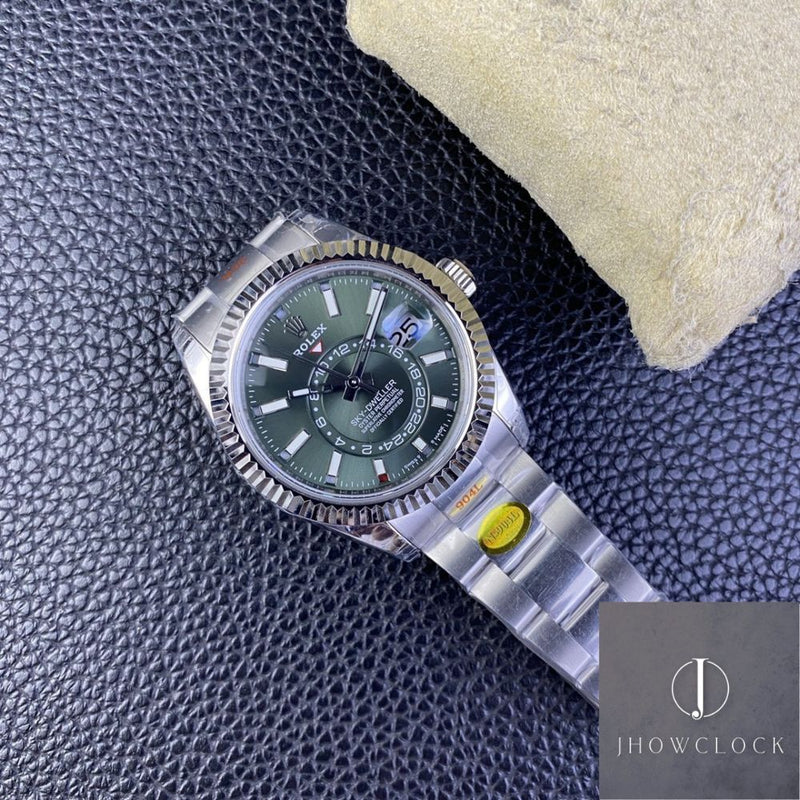 Fábrica Noob - Rolex Sky Dweller M336934-0001 Mostrador Verde