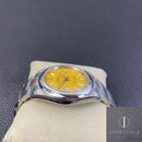 Fábrica EW - Rolex Oyster Perpetual M124300-0004 Mostrador Amarelo Tamanho 41mm
