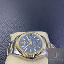 Fábrica Noob - Rolex Sky Dweller M326933-0002 Mostrador Preto Gloss