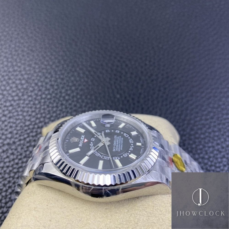 Fábrica Noob - Rolex Sky Dweller M326934-0006 Mostrador Preto Gloss