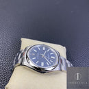 Fábrica EW - Rolex Oyster Perpetual M124300-0003 Mostrador Azul Tamanho 41mm