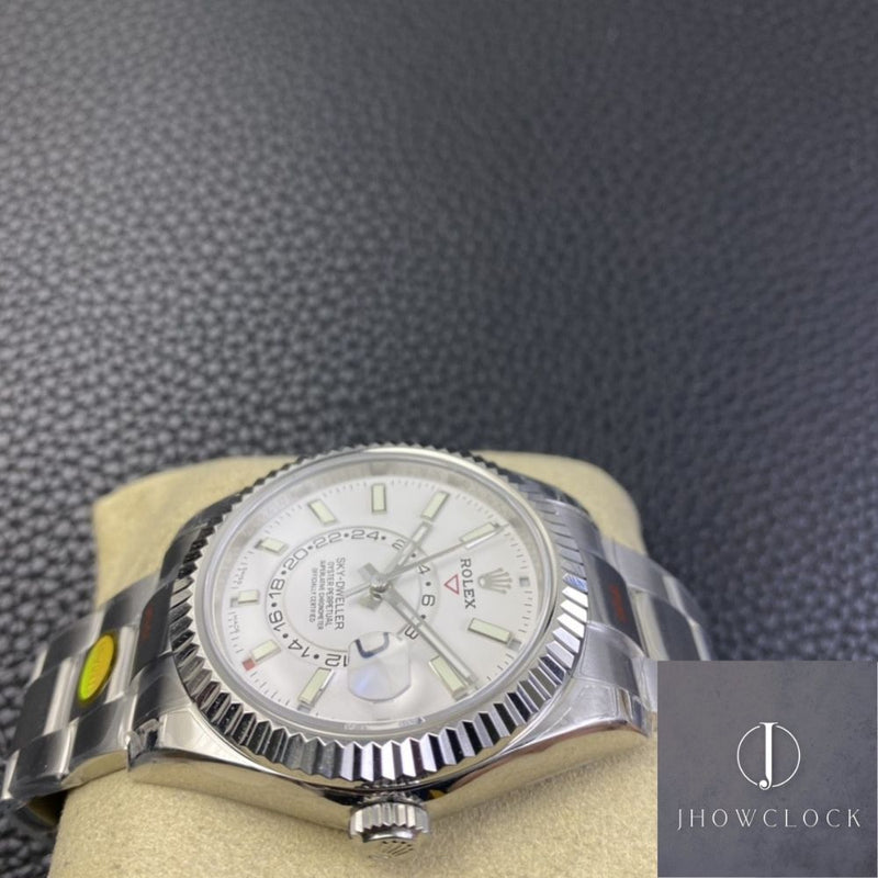 Fábrica Noob - Rolex Sky Dweller M326934-0001 Mostrador Branco