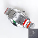 Fábrica EW - Rolex Oyster Perpetual M124300-0008 Mostrador Azul Turquesa Tamanho 41mm