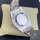 Fábrica EW - Rolex Oyster Perpetual M124300-0005 Mostrador Verde Tamanho 41mm