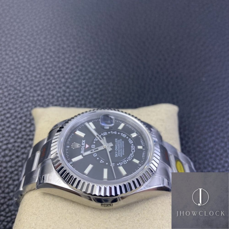 Fábrica Noob - Rolex Sky Dweller M326934-0005 Mostrador Preto Gloss