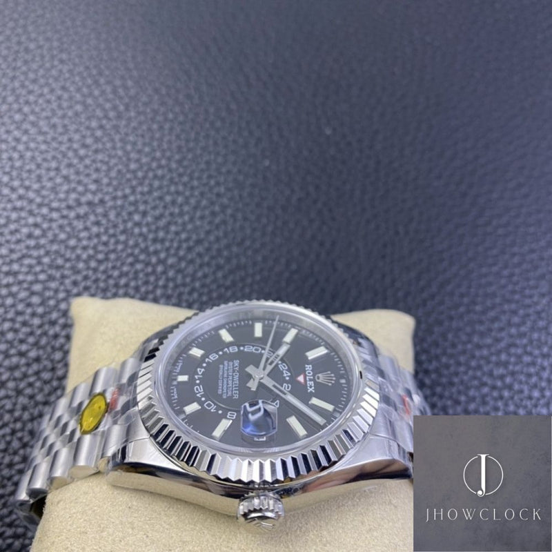 Fábrica Noob - Rolex Sky Dweller M326934-0006 Mostrador Preto Gloss