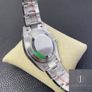 Fábrica EW - Rolex Oyster Perpetual M124300-0006 Mostrador Azul Tiffany Tamanho 41mm