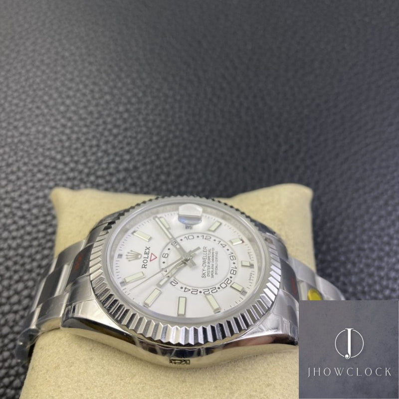 Fábrica Noob - Rolex Sky Dweller M326934-0001 Mostrador Branco