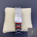Fábrica EW - Rolex Oyster Perpetual M124300-0007 Mostrador Vermelho Coral Tamanho 41mm