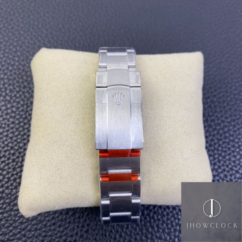 Fábrica EW - Rolex Oyster Perpetual M124300-0007 Mostrador Vermelho Coral Tamanho 41mm