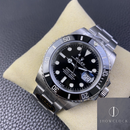 Fábrica Clean - Rolex Submariner M126610LN-0001 Preto Tamanho do Mostrador 41mm