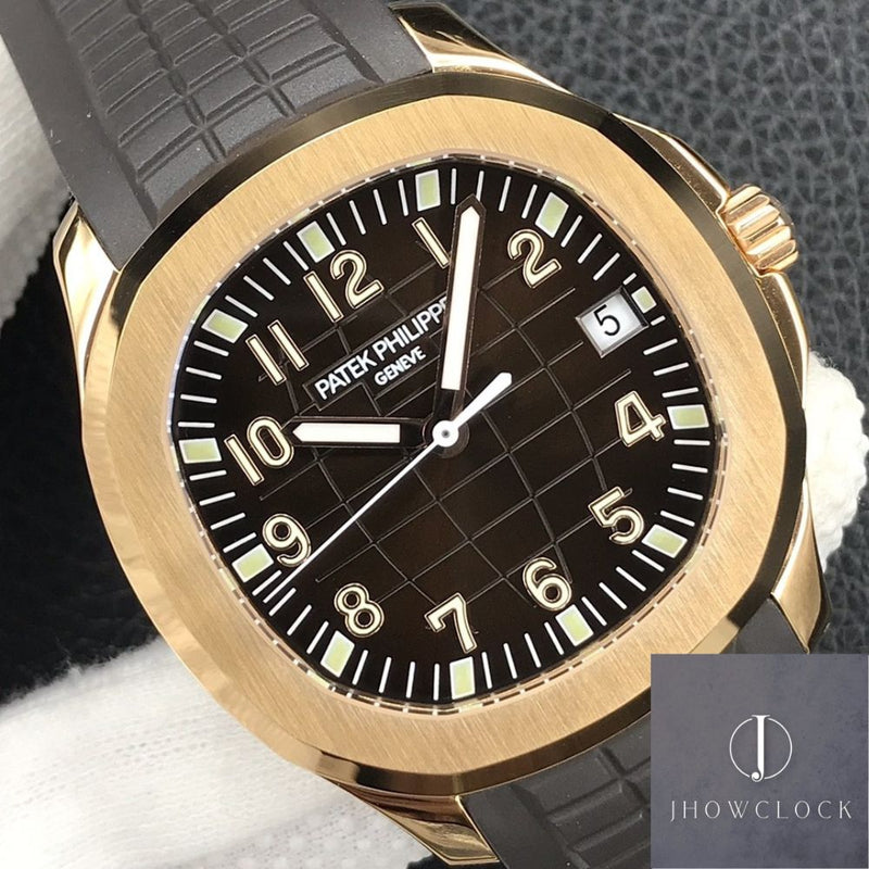 Fábrica 3K - Patek Philippe Aquanaut 5167R-001 Mostrador Marrom