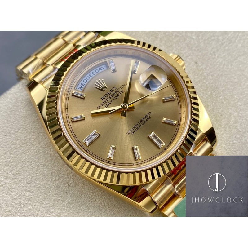 Rolex Day Date M228238-0002 Mostrador Prata Tamanho 40mm