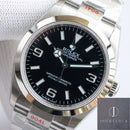 Fábrica EW - Rolex Explorer M124270-0001 Mostrador Preto tamanho 36mm