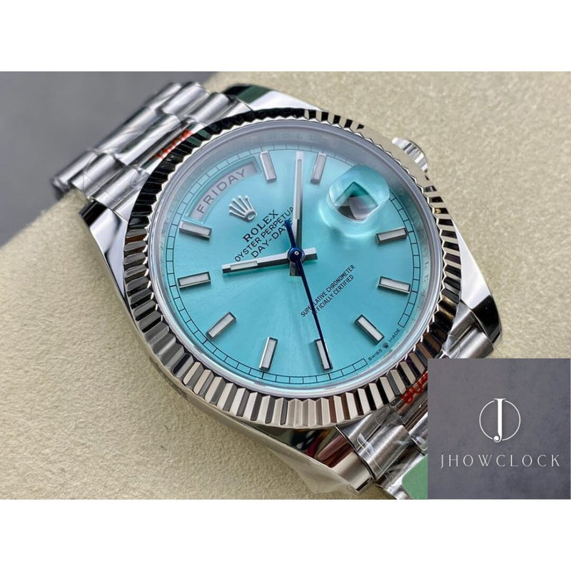 Rolex Day Date M228236-0018 Lce Azul Tamanho 40mm