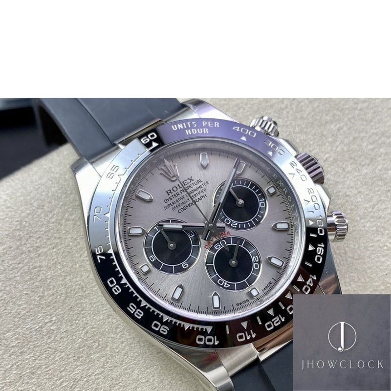 Fábrica Clean - Rolex Cosmograph Daytona M116519LN-0027 Mostrador Cinza