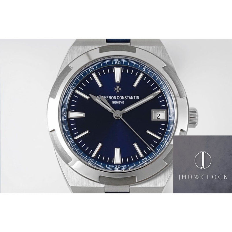 Fábrica PPF - Vacheron Constantin Overseas 4500V Pulseira de borracha azul
