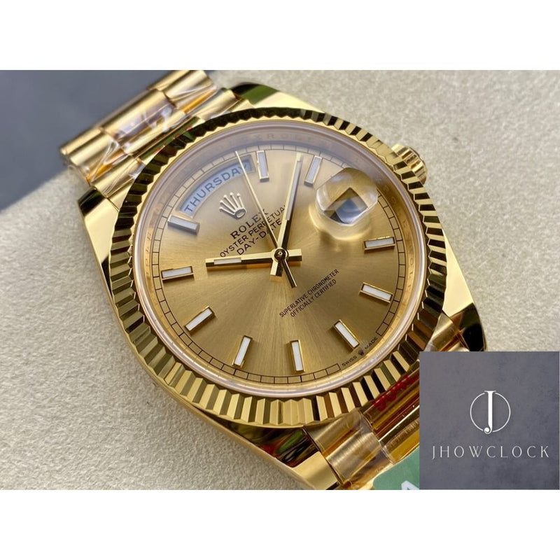 Rolex Day Date M228238-0002 Mostrador Prata Tamanho 40mm