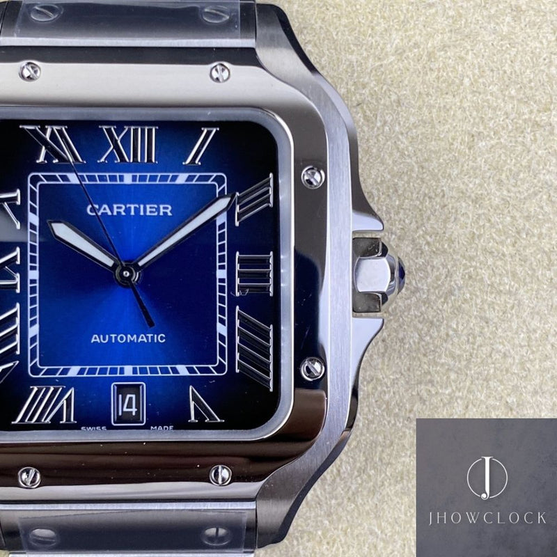 Fábrica BV - Cartier Santos WSSA0030 Gradiente Azul