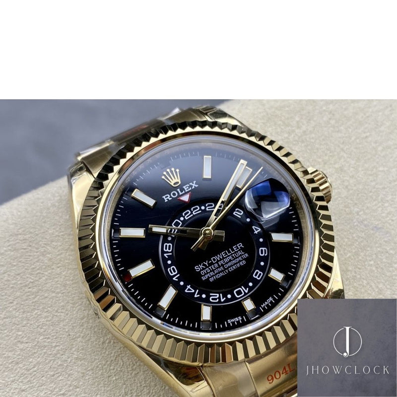 Fábrica Noob - Rolex Sky Dweller M326938-0004 Mostrador Preto