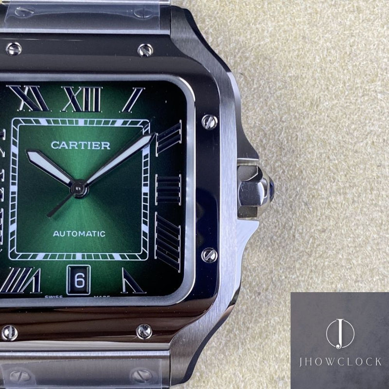 Fábrica BV - Cartier Santos WSSA0062 Verde Gradiente