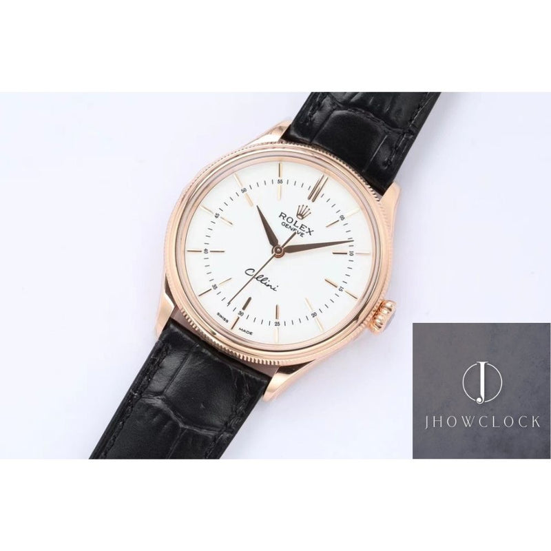 Fábrica EW - Rolex Cellini M50505-0021 Mostrador Branco