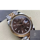 Fábrica Clean - Rolex Datejust M126331-0002 Mostrador Ouro Rosa Tamanho 41mm
