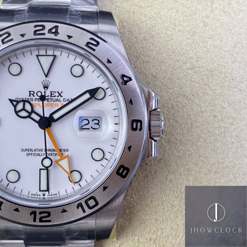 Fábrica JVS - Rolex Explorer M216570-0001 Series Mostrador Branco