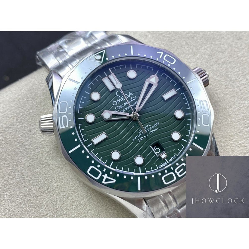 Fábrica VS - Omega Seamaster Diver 300M 210.30.42.20.10.001 Mostrador Verde