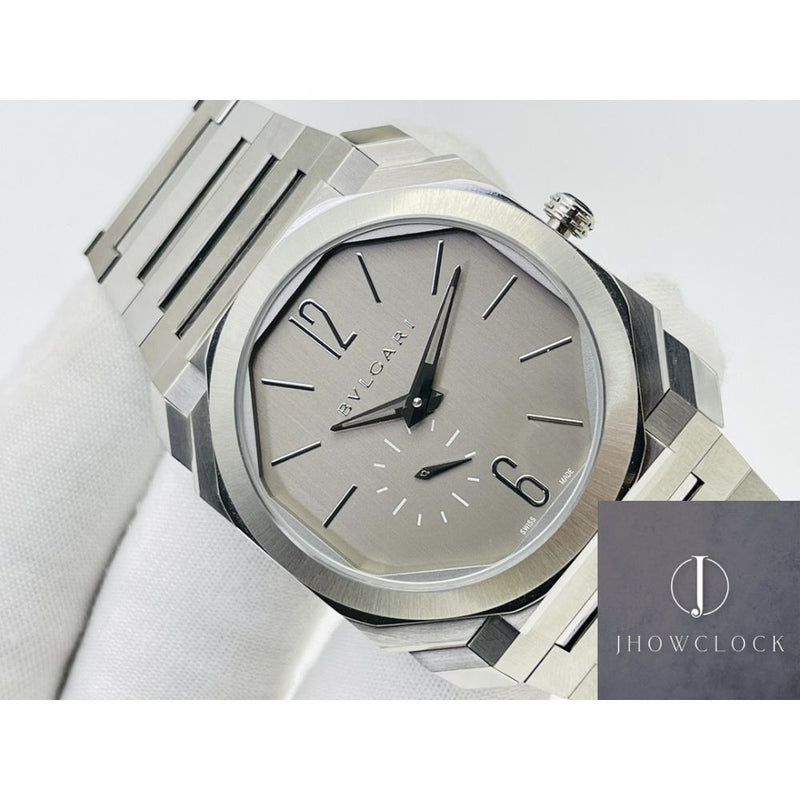 Fábrica BV - Bvlgari Octo Finissimo 103464 Mostrador Prateado