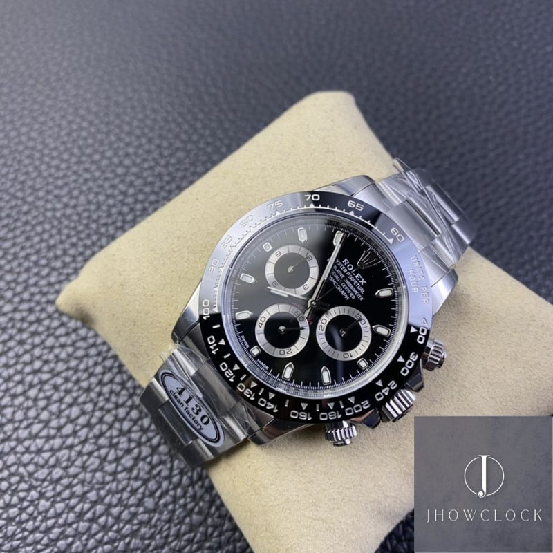 Fábrica Clean - Rolex Cosmograph Daytona M116500LN-0002 Mostrador Preto