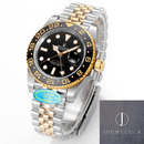 Fábrica Clean - Rolex GMT Master II M126713GRNR-0001 Mostrador Preto 3285
