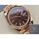Rolex Day Date M228238-0002 Mostrador Prata Tamanho 40mm