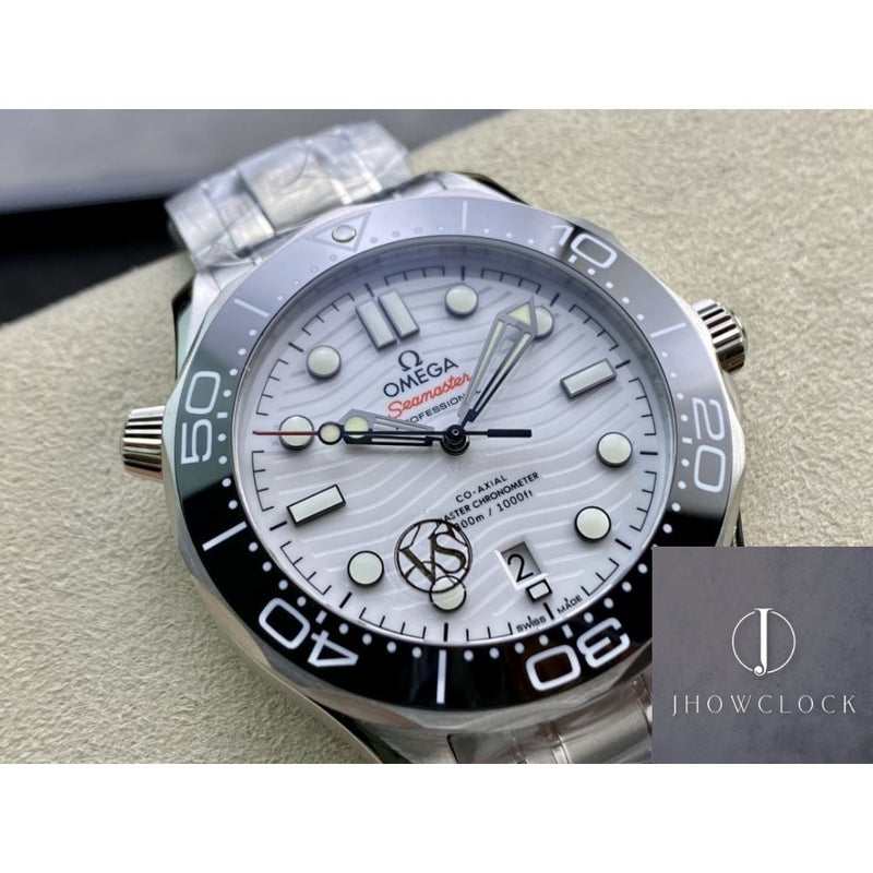 Fábrica VS - Omega Seamaster Diver 300M 210.30.42.20.04.001 Série de Mostrador Branco