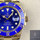 Fábrica Clean - Rolex Submariner M116618LB-0003 Mostrador Azul Tamanho 40mm