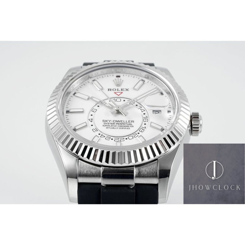 Fábrica ZF - Rolex Sky Dweller M336239-0003 Mostrador Branco