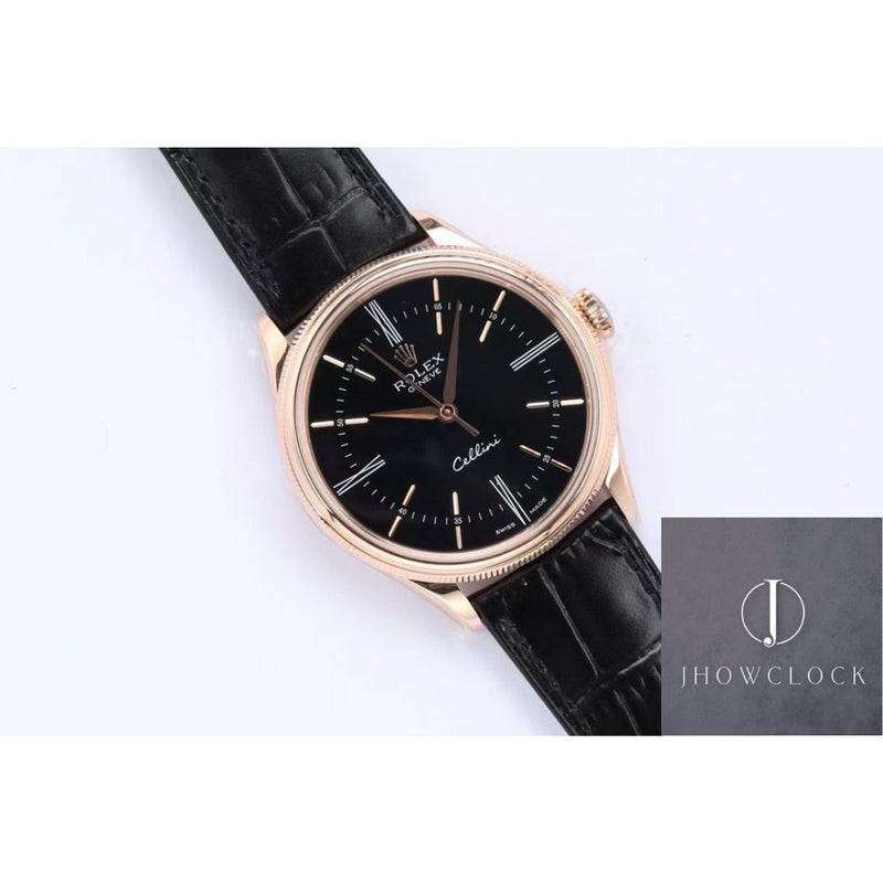 Fábrica EW - Rolex Cellini M50505-0009 Mostrador Preto